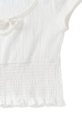 Kiro ribbon smoke top_ivory