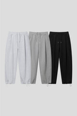 LMN Rio One Tuck Wide Sweat Pants (3 colors)