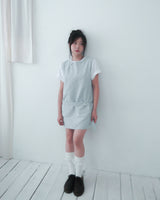チェックボタンドレス /white