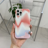 [red squiggly gradation hard case]