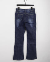 Booming Y2K Pocket Washed Denim Bootcut Pants