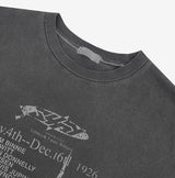 オフセット ヴィンテージ レタリング 半袖Tシャツ