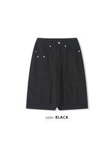 [Unisex] マルチカーゴバミューダパンツ(4color)