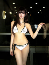 Devil cat bikini