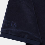 LIGHT TERRY POLO SETS_NAVY