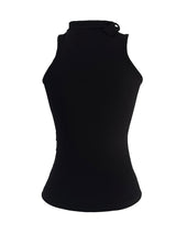 cats zipper halter sleeveless (2color)