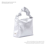 Large Bag Satin Silver
