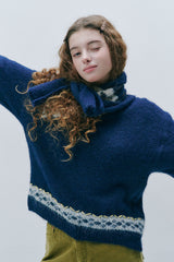 Winter Warmie Knit [Navy]