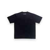 "FLOWER" PRINTED WITH EMBROIDERY S/S T-SHIRT