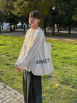 ワッフルオーバーヘンリーネック長袖Tシャツ