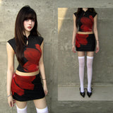 Red-flower set