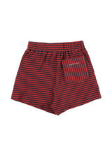 STRIPE JERSEY SHORTS (RED)