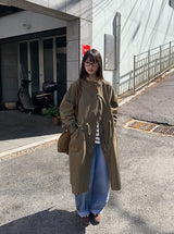 オベワイドデニムパンツ