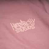 Hierarchy Studios - グラフィティーワイドロゴオーバーサイズTシャツ ダスティーピンク