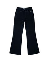 Metal Triclipse Regular Fit Bootcut Cotton Pants Black