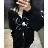 R ドットウィングオーバーフィット2ウェイジップアップ (2color)