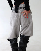 Zipper Pocket String Jogger & Wide Pants