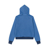 Bella Typo Stripe Hoodie Zip-up