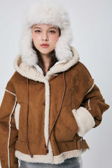 ADORABLE HOOD MUSTANG / CAMEL
