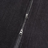 Fog lip zip-up knitwear