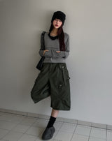 Pigment Dekki Pocket V-Neck Hoodie