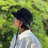 On the Moment reversible outdoor bucket hat C3 BLACK