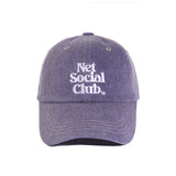 NET SOCIAL CLUB PIGMENT STITCH CAP (BERRY VIOLET)
