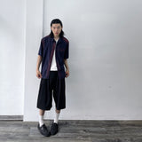 Mottled Wash Drop-Shoulder Shirt