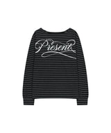 カットアウト プレゼント オフショルダーTシャツ