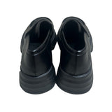  Classic Penny High Heel Round Toe Loafer (Black)