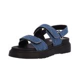 Snoopy Denim Velcro Strap Sandal_S0577