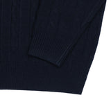 [Unisex] リザーブケーブルオーバーフィットニット [ネイビー]