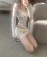 Furreni Lace Strap Top (ivory)