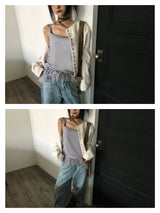 tori dot frill sleeveless