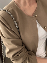 Setter Spring Collarless Jacket / 3 colors