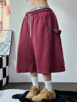 SNAP OVER BASIC BERMUDA PANTS 🩵💕🧸🤎8COLOR