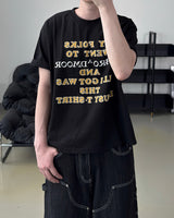 Broden Lettering Printed Short Sleeve