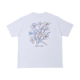 FMW フラワードローイング Tシャツ - ホワイト