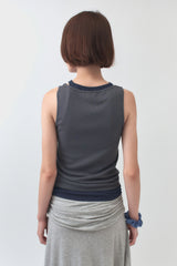 Two Layered Sleeveless / Grey