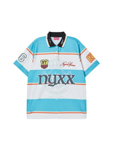 STRIPE POLO SHIRTS (BLUE)