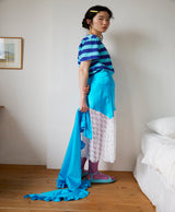 frill jersey scarf