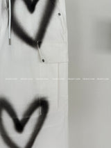 Spray Unisex Heart Cargo Pants