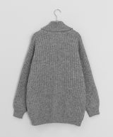 Kelma Button Pocket Wool Knit Cardigan