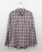 Wheel Ombre Check Shirt (2color)