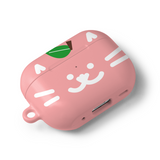 ミャオエアポッズケース (peach) matte case