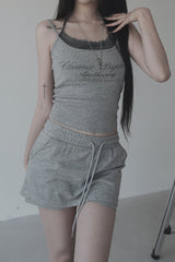 elf Lettering layered sleeveless (2color)