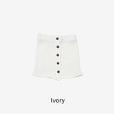 Elda Button Knit Skirt
