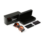 D.fox Original Glossy Black / Red Tint Lens