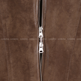 Bake Eco YKK Biker Leather Blouson Jacket