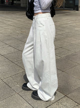 Dutti Two Pin Tuck Wide Pants